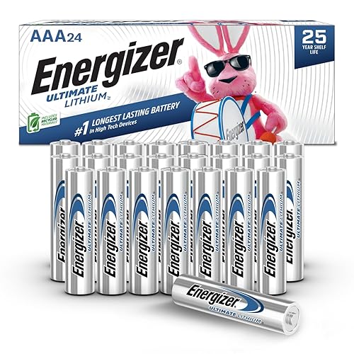 Energizer Ultimate Lithium AAA Batteries (1 Pack), Lithium Triple A Batteries, 24 Count