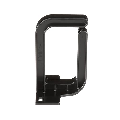 Panduit CMVDR1S Vertical Cable Management D-Ring, 1-Inch Wide, Black