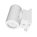 NICOR Outdoor OWCR4U1035MV30WH Dorado 35W Round LED Wall Mount, 3000K, White Outdoor Cylinder Light, 4
