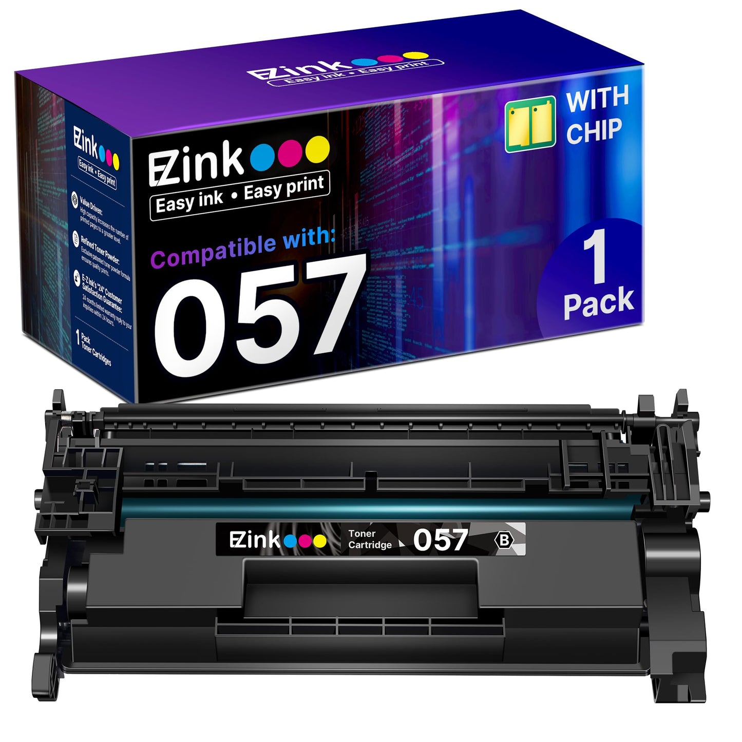 E-Z Ink Compatible Toner Cartridges Replacement for Canon 057 057H CRG-057 Toner Cartridge Work with ImageCLASS MF445dw MF448dw LBP226dw LBP227dw