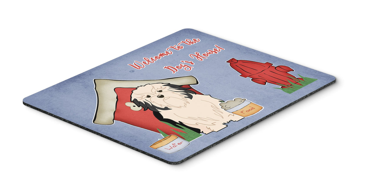 Caroline's Treasures BB2773MP Dog House Collection Lowchen Mouse Pad, Hot Pad or Trivet for Home Office Gaming Working Computers Laptop Mouse