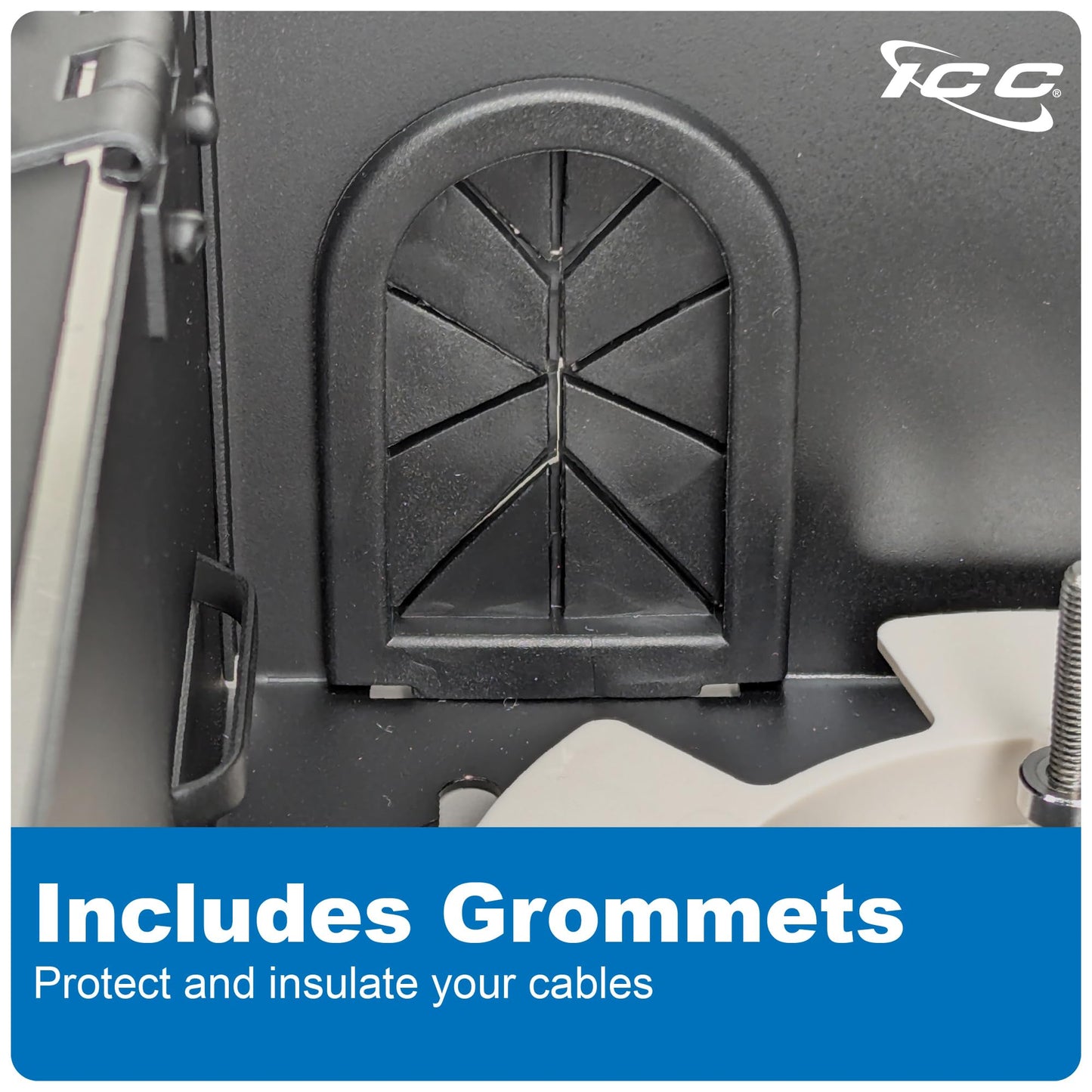 ICC Fiber Optic Wall Mount Enclosure - 4 Slots for LGX Compatible Adapter Panels or Cassettes (Sold Separately), Fiber Enclosure Supports up to 96