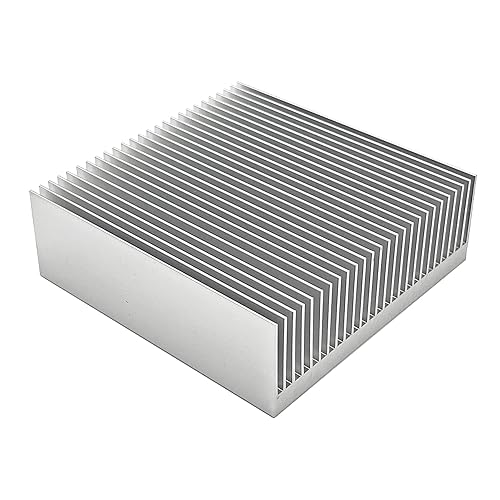 Awxlumv 80mm Aluminum Heat Sink 80x80x27mm /3.15"x3.15"x1.06" Large Heatsink Sync Circuit Board Cooler 26 Fins for Routers PCHs ICS Amplifiers