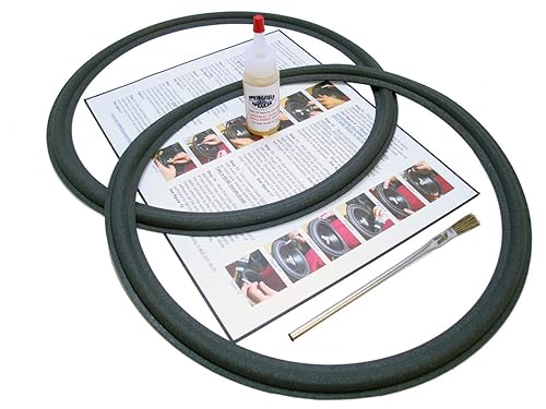Springfield Speaker Foam Surround Edge Repair Kit - 2 Speaker Kit - Compatible with JBL 240Ti 250Ti BQ C36 L101 L220 L220A L222 Disco L222A L250