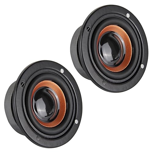 2Pack 2" 63mm 4 Ohm 5W Full Range Stereo Woofer Loudspeaker 2inch, Audio Speaker Replacement for Arduino Projects & DIY Electronics