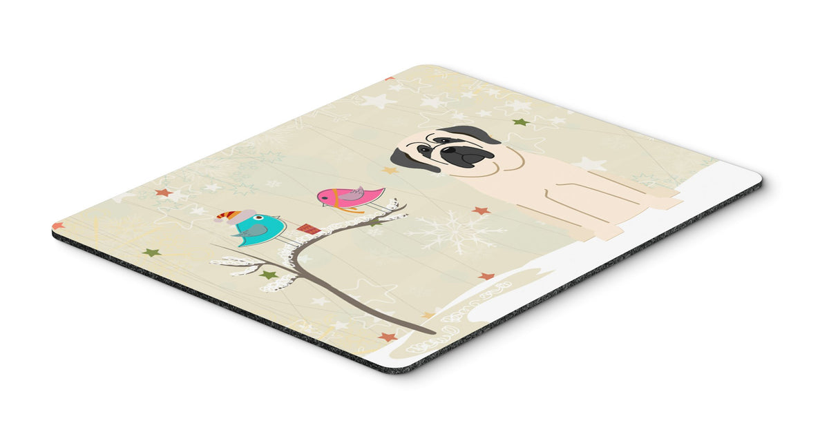 Caroline's Treasures BB2489MP Between Friends Mastiff - White Mouse Pad, Hot Pad or Trivet for Home Office Gaming Working Computers Laptop Mouse
