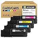 VersaLink C400 C405 Toner Cartridge High-Yield 4-Pack 106R03512 106R03513 106R03514 106R03515 Replacement for Xerox Versa Link C400 C405 C400D C400DN