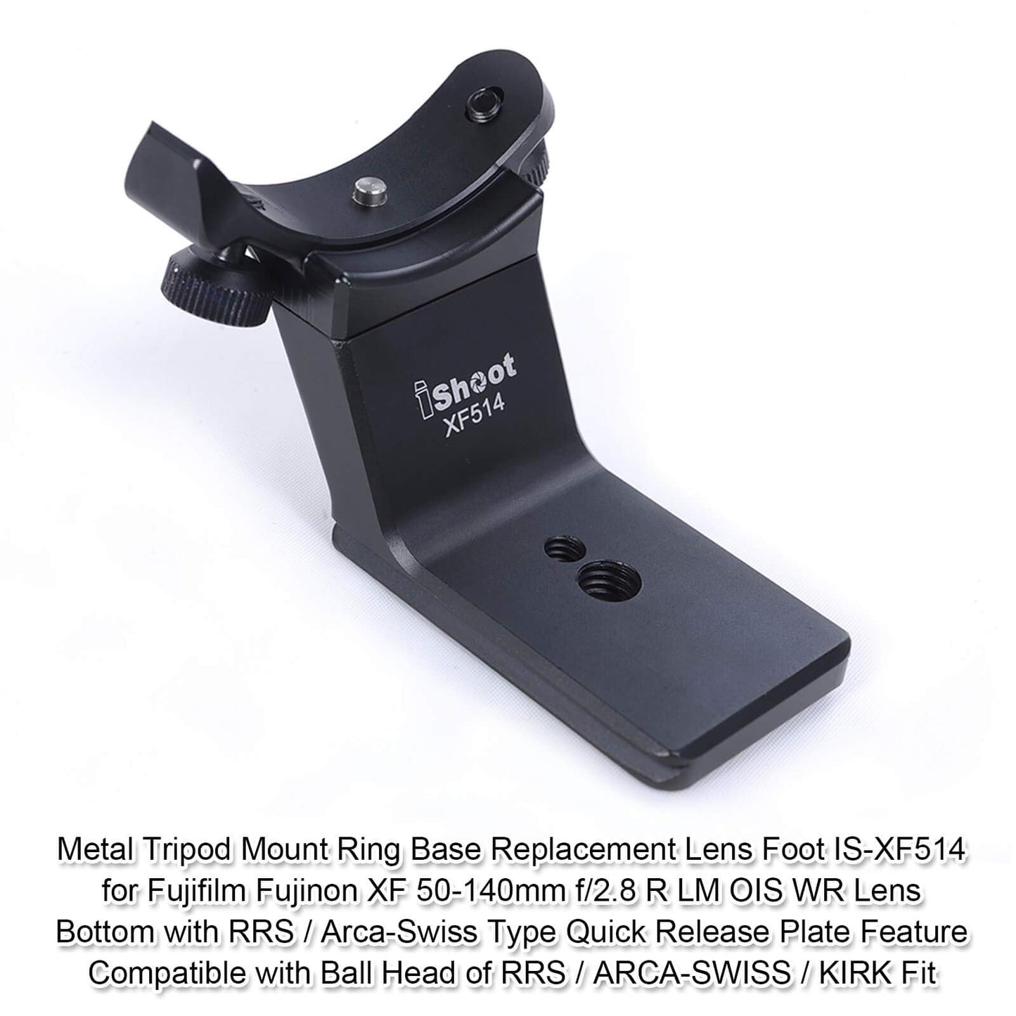 iShoot Replacement Lens Foot, All-Metal Lens Collar Base Tripod Mount Ring Stand for Fujifilm Fujinon XF 50-140mm F2.8 R LM OIS WR Lens 6443060