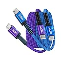 USB C iPhone 17 Charger Cable Fastest Charging Cord 240W 3FT USB C to C Car Charger Cable Braided USBC Cable for iPhone 17 Pro Max 17 Air 16 16e