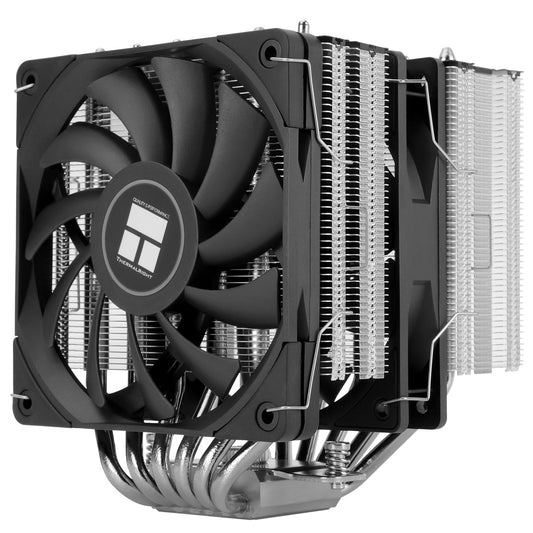 Thermalright Royal Knight 120 SE CPU Air Cooler,6 Heat Pipes Dual Towers Cooler,with Dual PWM Fans,1500RPM Speed,Desktop Cooler for Intel