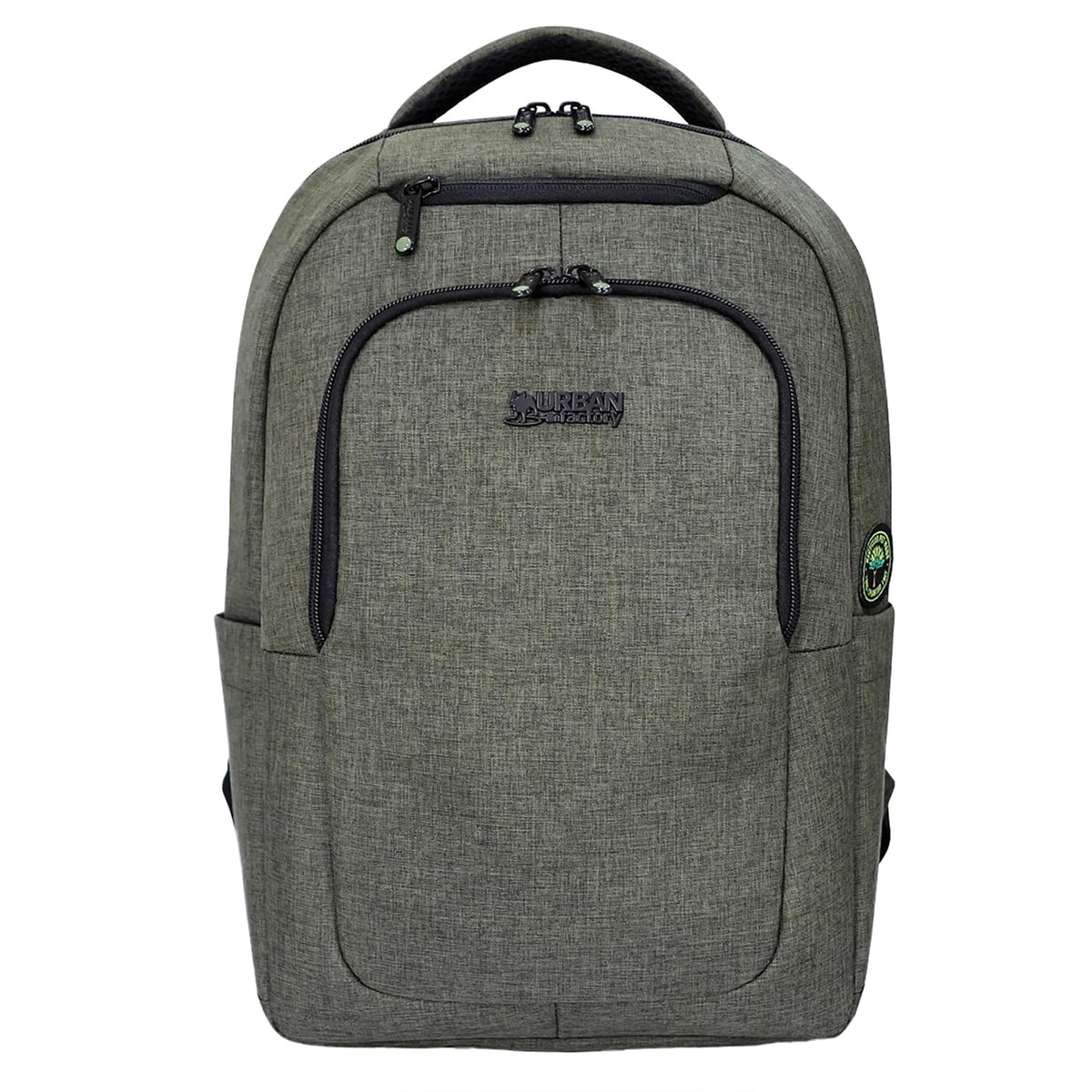 Urban Factory ECB34UF CYCLEE City Edition Ecologic Backpack for Notebooks and Computers (Khaki; 13 in. to 14 in.)