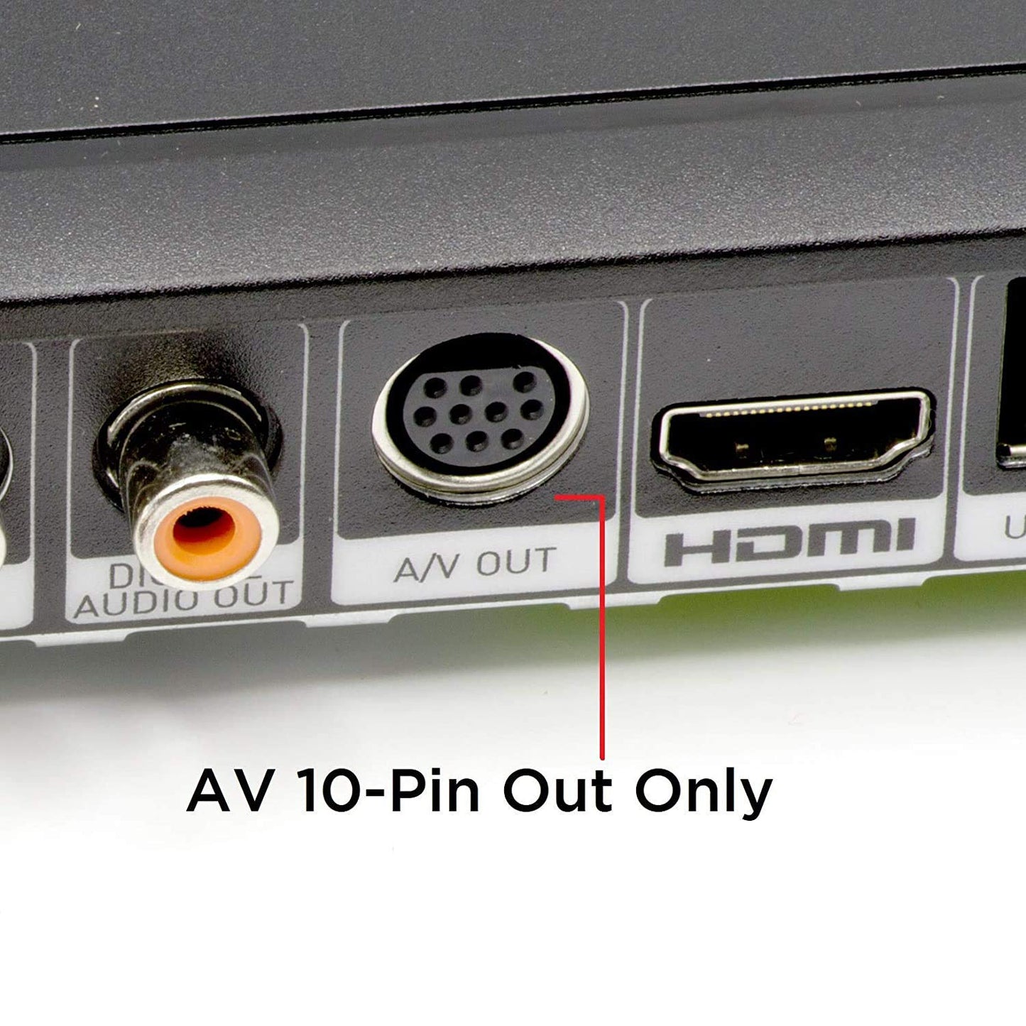 Computer Accessories DIREC TV 10 PIN Composite Video Cable AV C31 C41 C41W Client RCA A/V 10PINCOMPOS