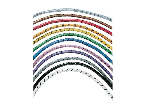 Panduit T50F-X0 Spiral Wrap, Weather Resistant Polyethylene, Black (10-Foot)