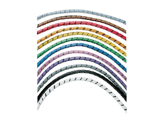 Panduit T50F-X0 Spiral Wrap, Weather Resistant Polyethylene, Black (10-Foot)