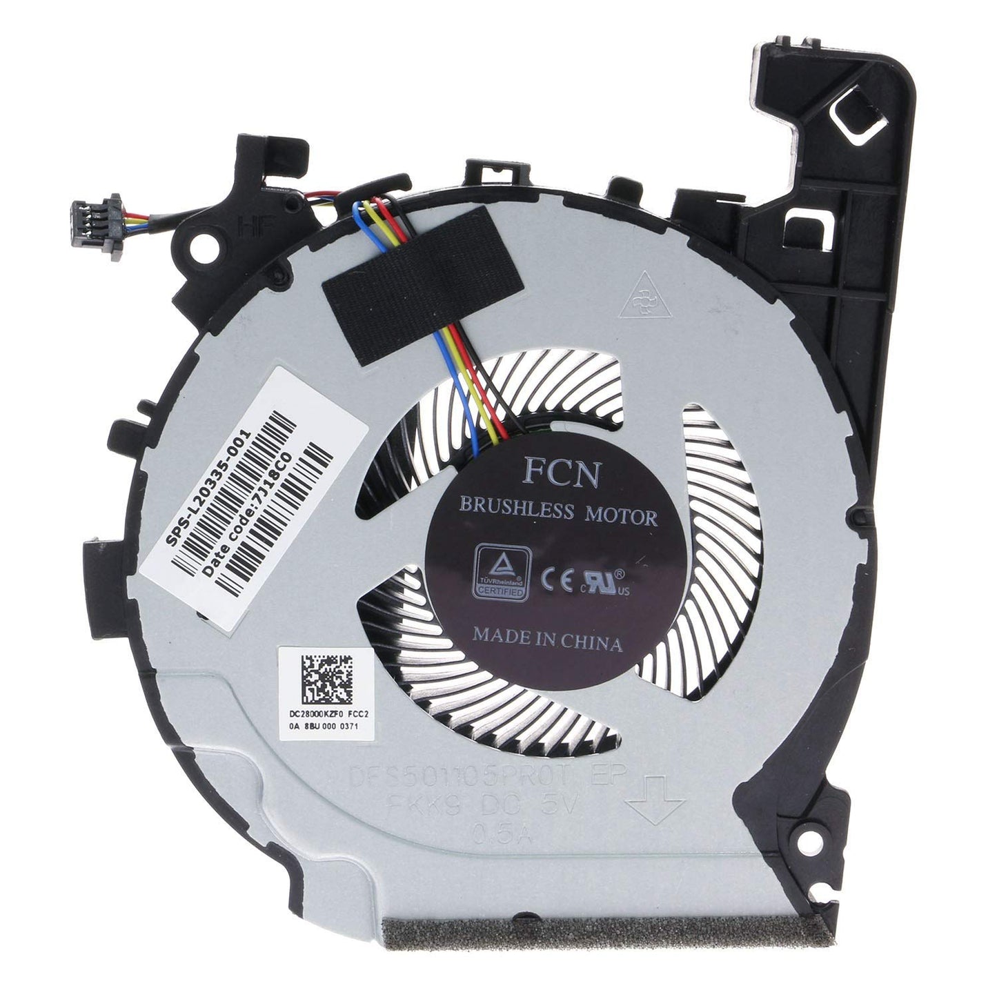 CPU Cooling Fan for HP Pavilion 15-CX 15-CX0060TX 15-CX0058WM DC28000KZF0 SPS-L20335-001