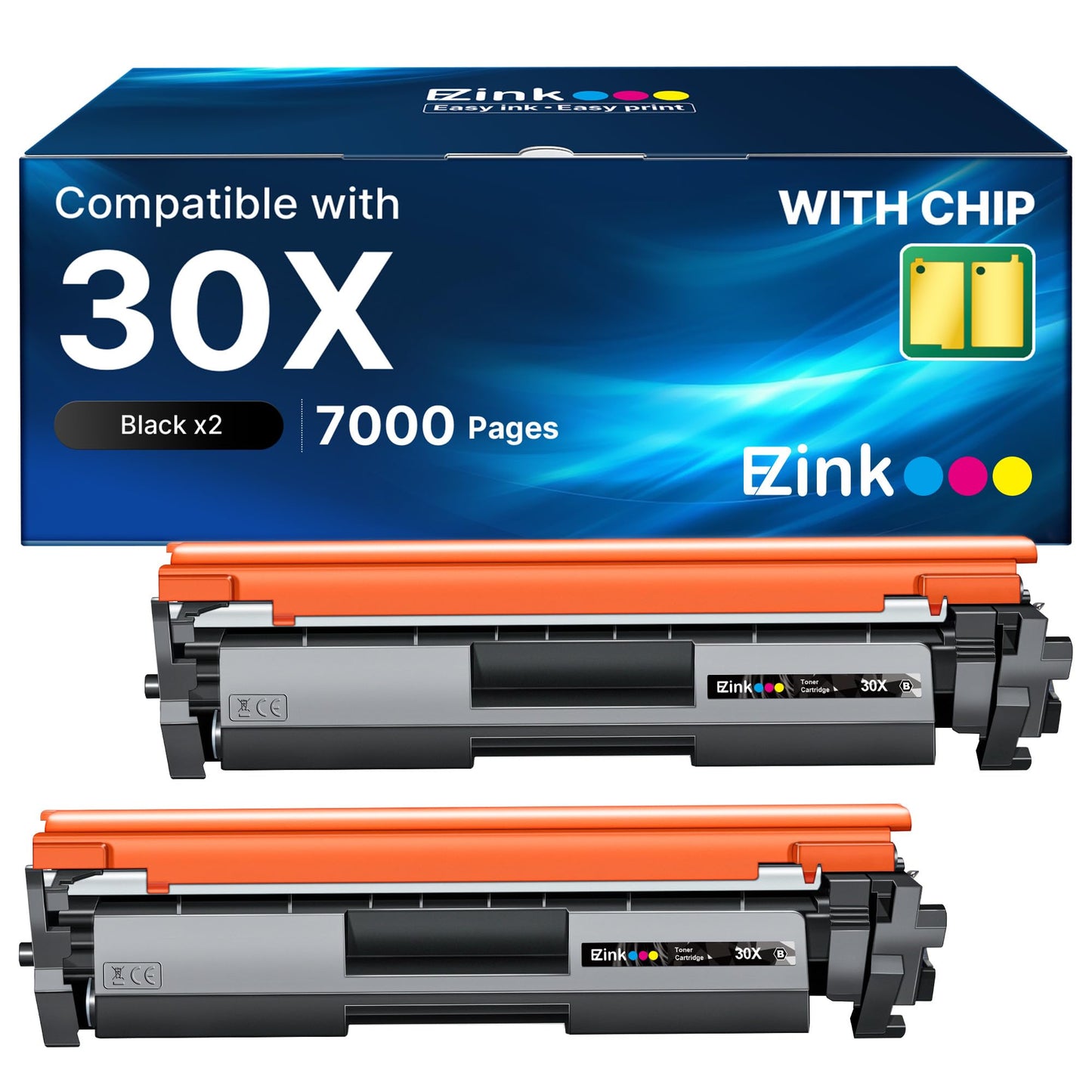 E-Z Ink CF230X 30X Toner Replacement for HP 30X Black High Yield Toner Cartridge CF230A 30A Toner Compatible with HP M203dw M227fdw M227fdn M203dn
