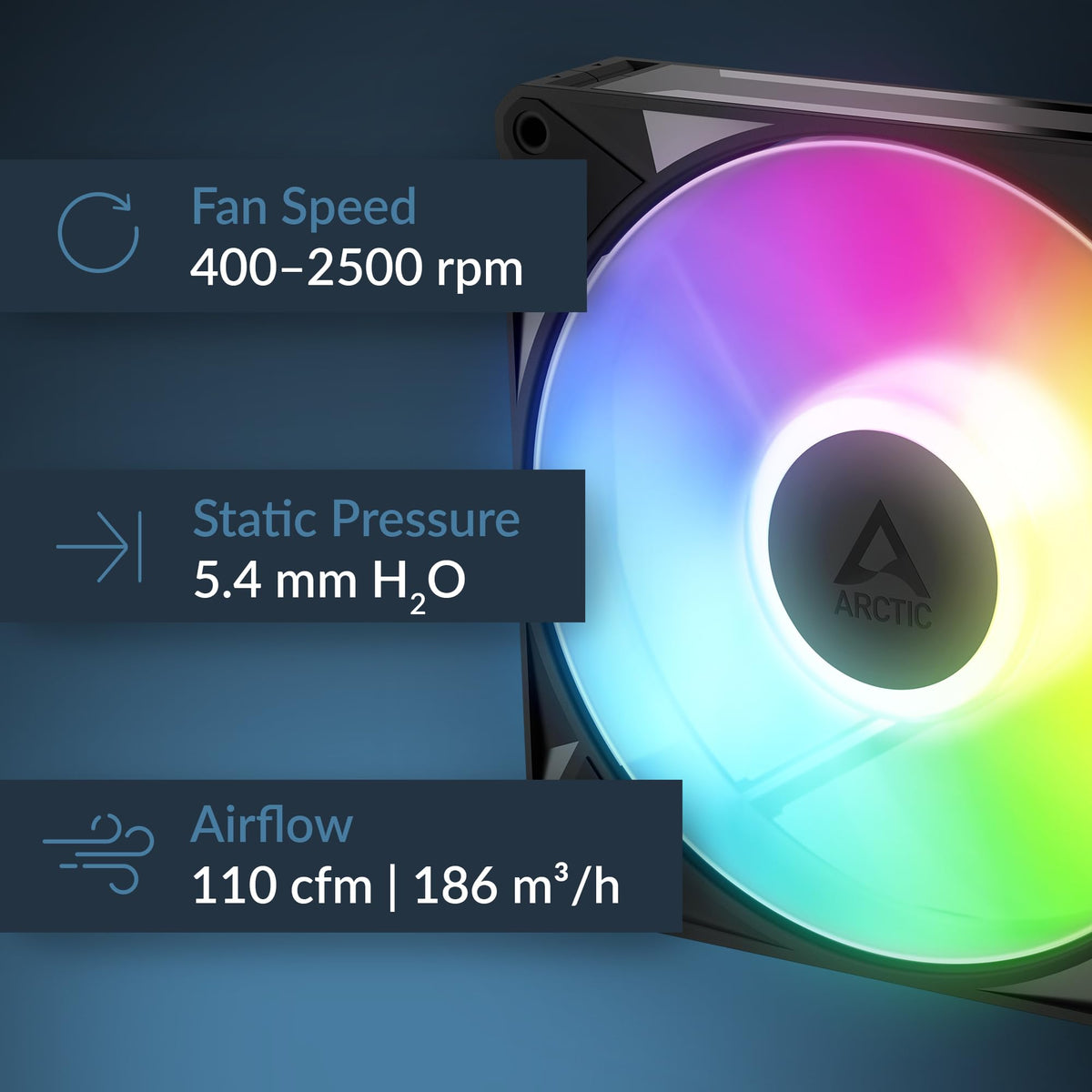 ARCTIC BioniX P14 A-RGB, 140 mm PWM Fan with Daisy Chain