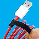 RIP-TIE Mini 1/4" x 3-1/2" Cable Tie Perfect for USB Cable, Earbud Cords, Cell Phone Cord 56 Pack Black