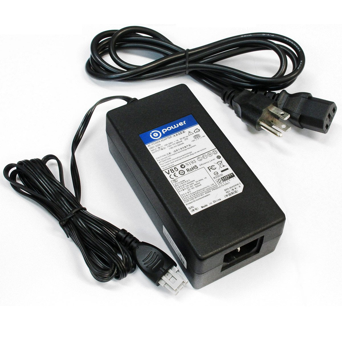 T POWER 32V Ac Adapter for HP DeskJet F2187 F2110 F4140 F4185 F4190 PhotoSmart C3100 All-in-One Q8160 Color Printer 1507 1510V 1510xi Q5881A DeskJet…