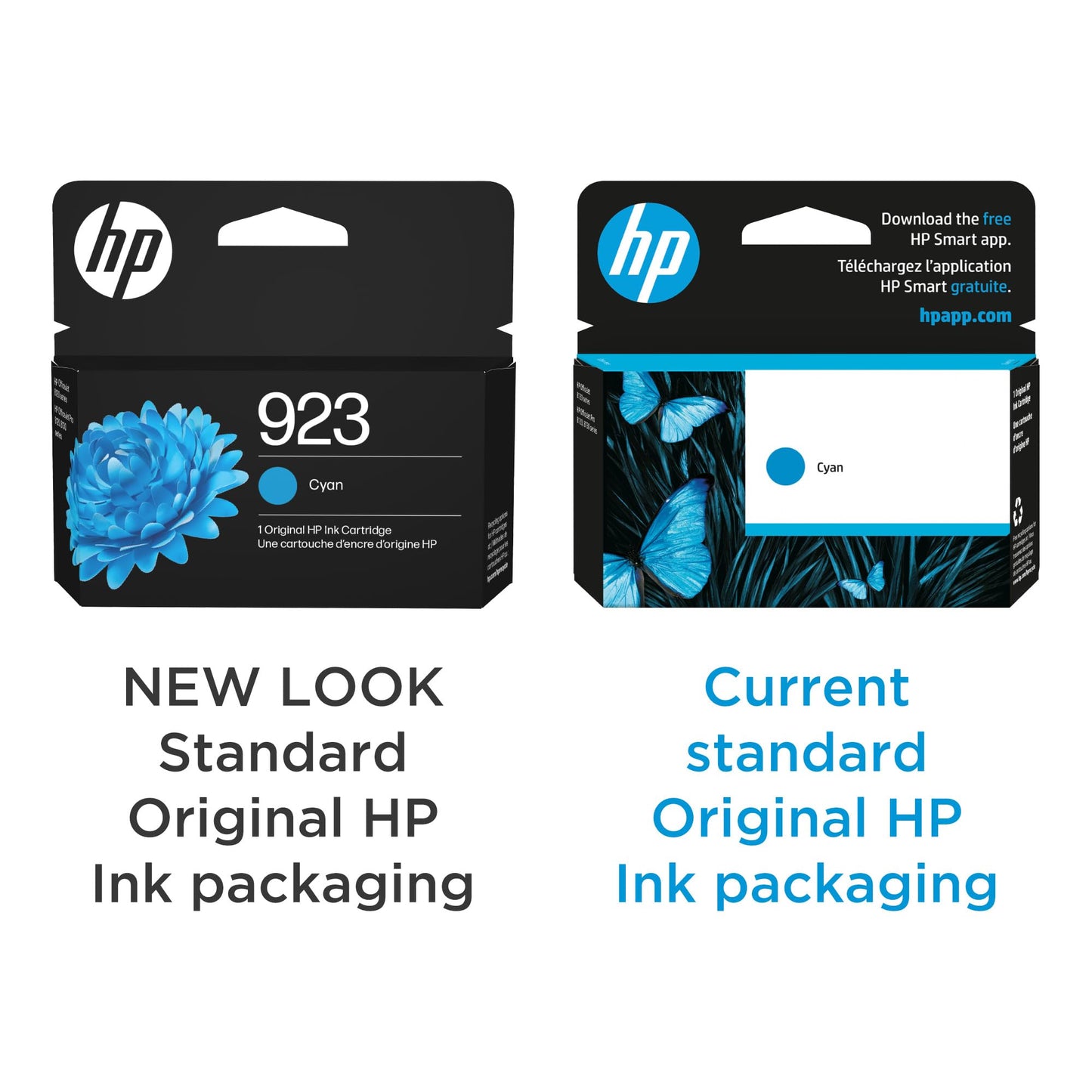 HP 923 Cyan Ink Cartridge | Works with OfficeJet 8120, Pro 8130 Series | 4K0T0LN