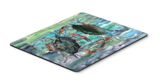 Caroline's Treasures 8954MP Watery Teal and Purple Crabs Mouse Pad, Hot Pad or Trivet for Home Office Gaming Working Computers Laptop Mouse