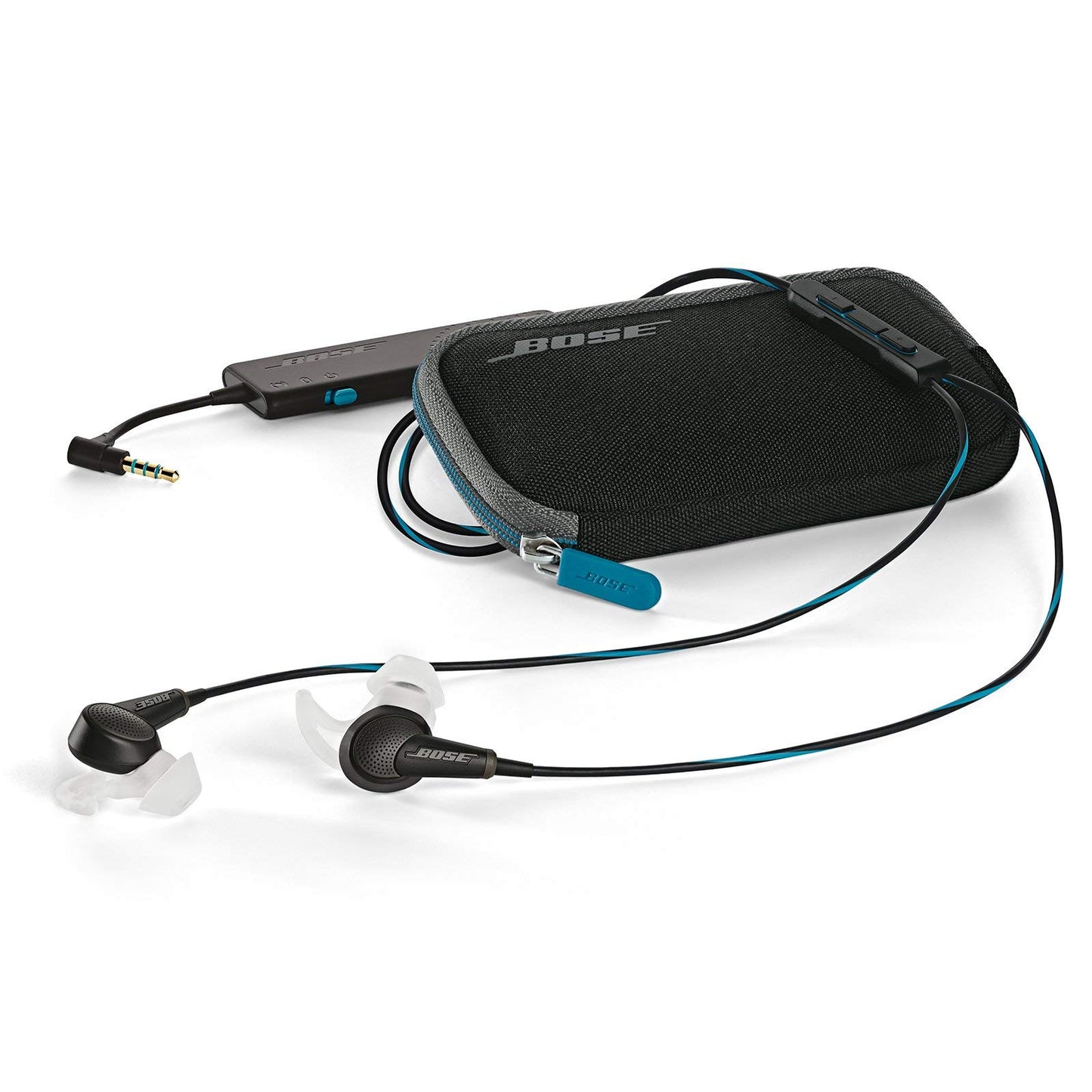 Bose QuietComfort 20 Acoustic Noise Cancelling Headphones, Compatible with Apple Devices, Black (Renewed)