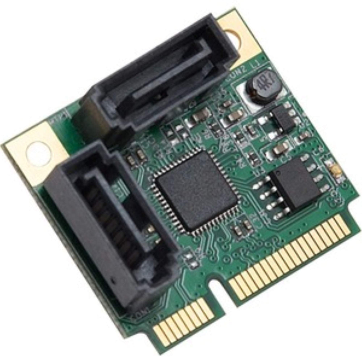 Mini PCIe to SATA III 2 Ports Raid Adapter Card ASMedia 1061R for Ipfs Mining and Adding SATA 3.0 Devices