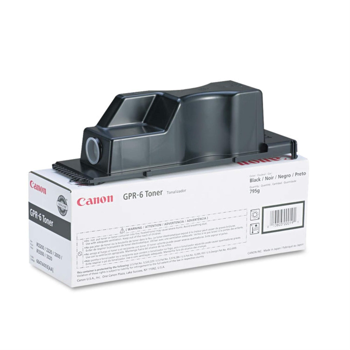 Canon 6647A003AA (GPR-6) Toner Cartridge, Black - in Retail Packaging