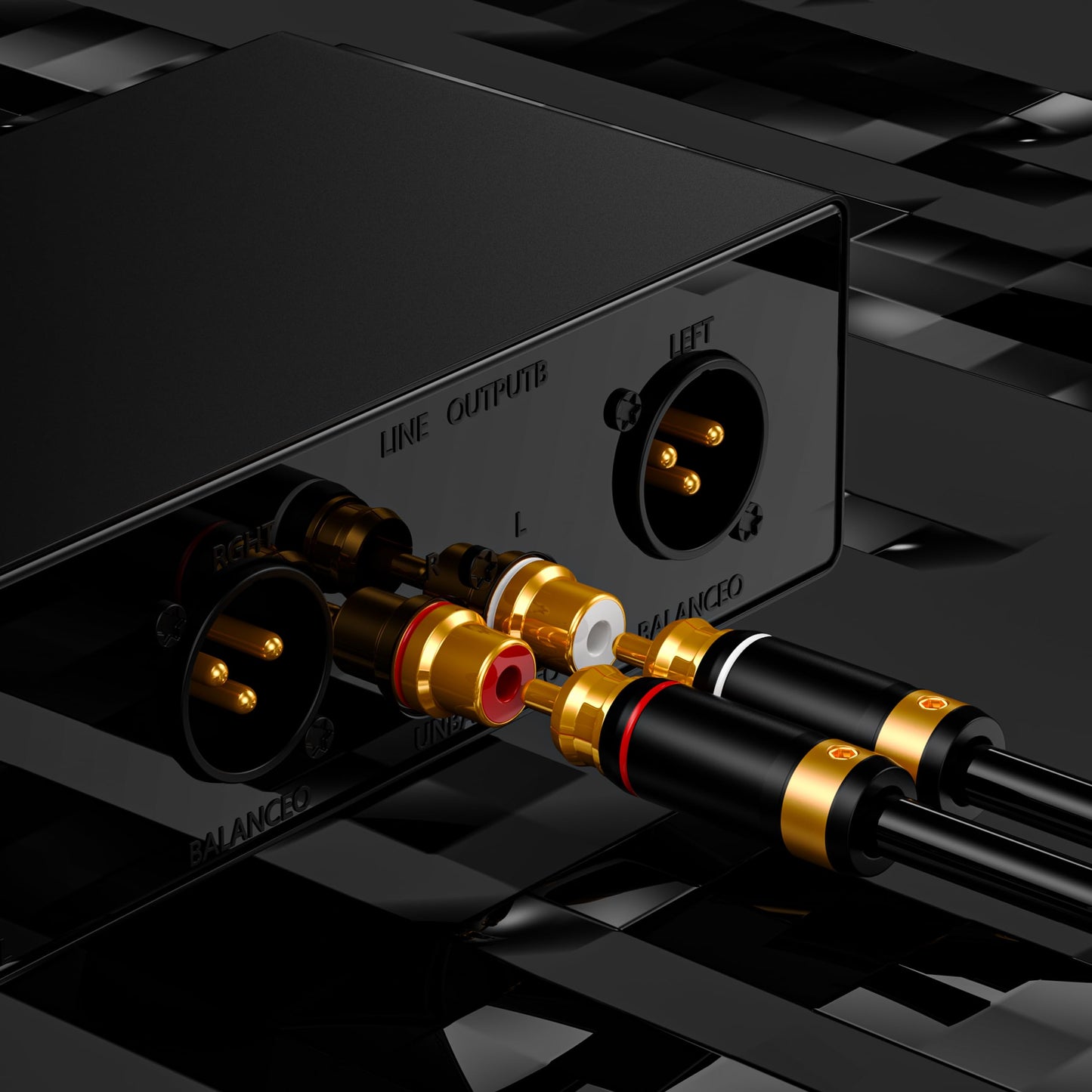 Primeda 3.5mm to 2 RCA Audiophile Audio Cable Stereo Braided Gold Plated Oxgen-Free Copper Core for Smartphones Tablets Speakers Home Theater (Right