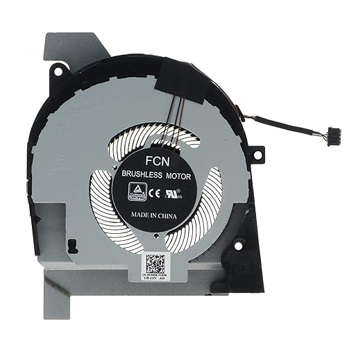 Replacement CPU Cooling Fan for Dell Latitude 5501 5511 Precision 3541 3551 0HY6C8 058FXF FMCT DC28000Q0F0 DFS2004053J0T
