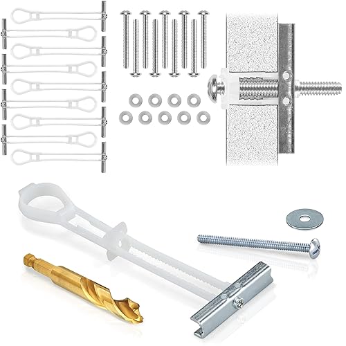 CondoMounts Universal Metal Stud Anchors | Steel Stud | Wall Mounting Anchors | TV Mount for Metal Studs | Supports 90lbs | Elephant Anchor Kit