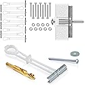 CondoMounts Universal Metal Stud Anchors | Steel Stud | Wall Mounting Anchors | TV Mount for Metal Studs | Supports 90lbs | Elephant Anchor Kit