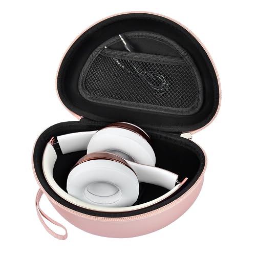 COMECASE Hard Headphone Case Compatible with Beats Solo 2 3 4, Solo Pro, Studio Pro and Studio3, Water-Resistant Travel Carrying Case with Mesh