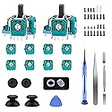 Joysticks Replacement for P5 Controller, AOLION 3D P5 Joystick Module Parts, 105 PCS P5 Controller Replacement parts with 8 Potentiometer, 50