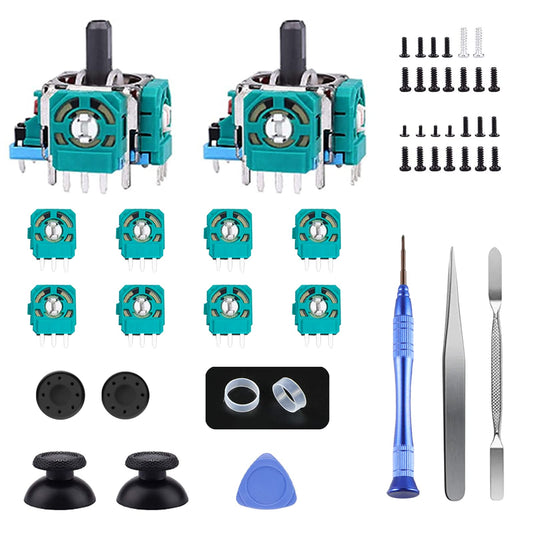 Joysticks Replacement for P5 Controller, AOLION 3D P5 Joystick Module Parts, 105 PCS P5 Controller Replacement parts with 8 Potentiometer, 50