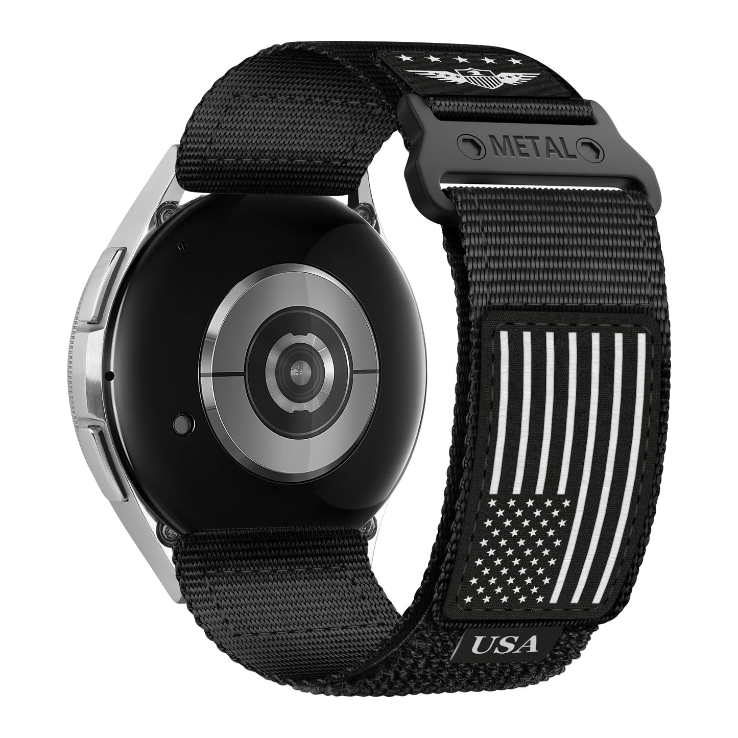YuiYuKa Galaxy Watch Ultra One Click Strap, Robust Nylon Trail Band for Samsung Watch Ultra Strap, Soft Breathable Wave Weave Wristbands Adjustable