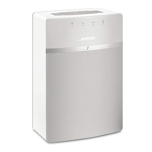 Bose SoundTouch 10 Wireless Speaker, Compatible with Alexa, White (Renewed)