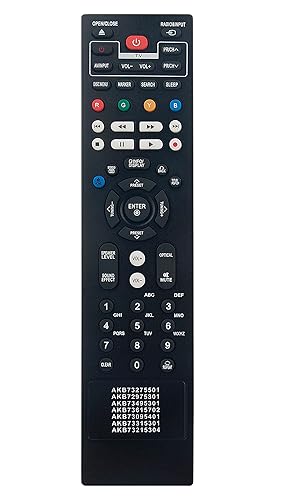 Replace Remote fit for LG AKB73615702 AKB73095401 AKB73315301 AKB73215304 BLU-RAY Disc Home Theater BD611 BP620 BP620C BH7220B BH7420P BH7520T LHB326