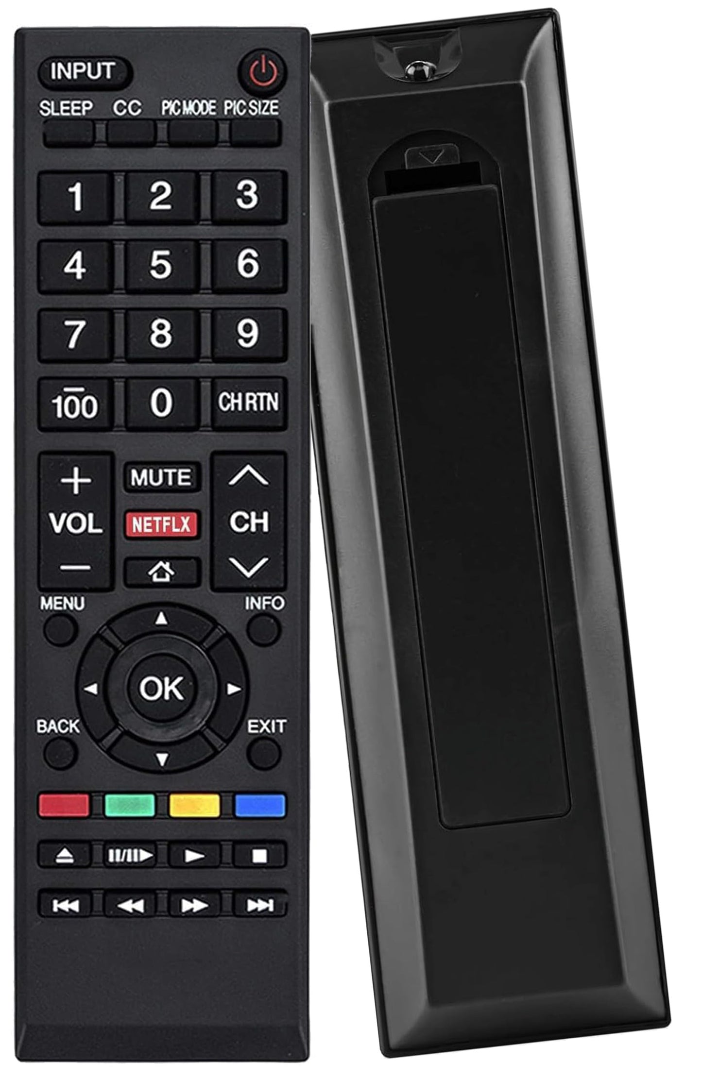 Universal Remote Control Replacement for Toshiba TV Remote for All Toshiba TV LCD LED HDTV Smart TVs Remote