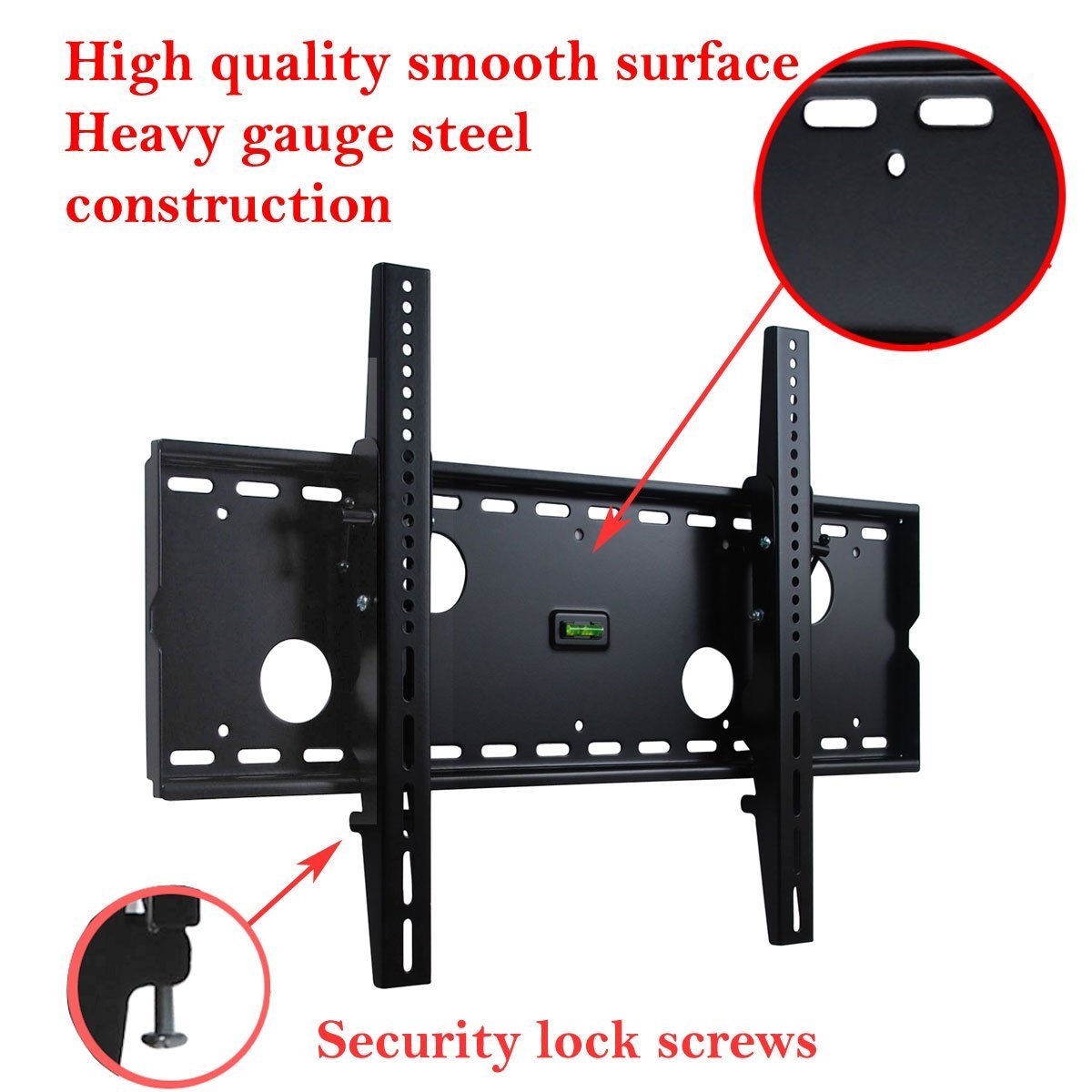 VideoSecu Tilting Tilt TV Wall Mount Bracket for Samsung 46" LN-T4665F 49" UN49KS8000 55" UN55KS8000 58" PN58C550G1F 60" UN60KS8000 65" UN65KS8000 4K