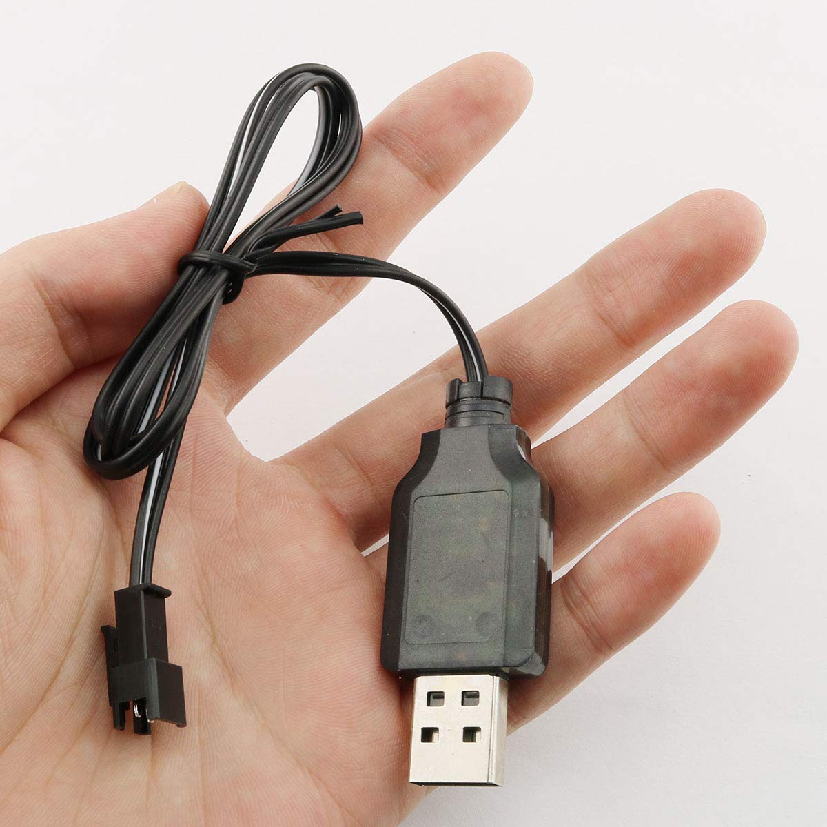 E-outstanding USB Power Charger Cable 7.2V 250mA Output USB Charging Charger Cable with SM 2P Plug for Ni-Cd Ni-MH Battery