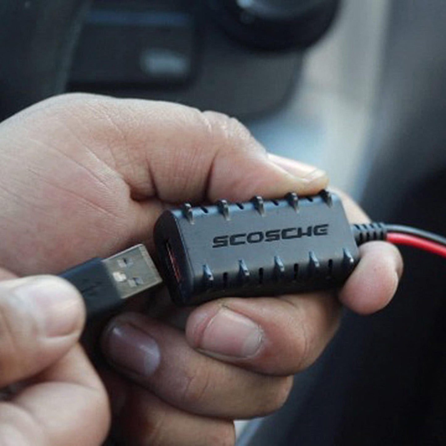 Scosche UHWK-SP1 12V Fused USB to 5V Dash Cam Hardwire Kit - 5FT USB-A Quick Connect Dashcam Stealth Installation for Car Camera Charger System