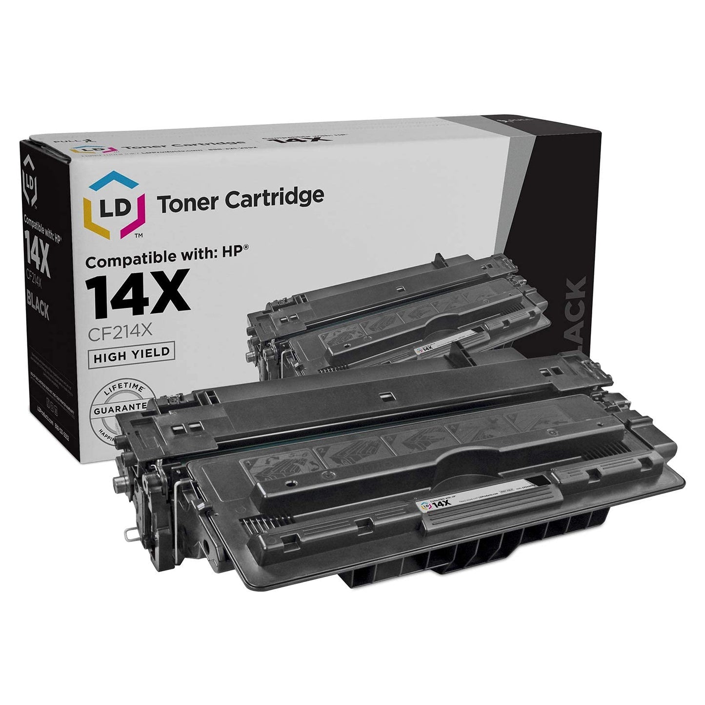 LD Products Remanufactured Toner Cartridge Replacement for HP 14X CF214X High Yield (Black) for use in LaserJet Enterprise 700: M712dn, M712n, M712xh