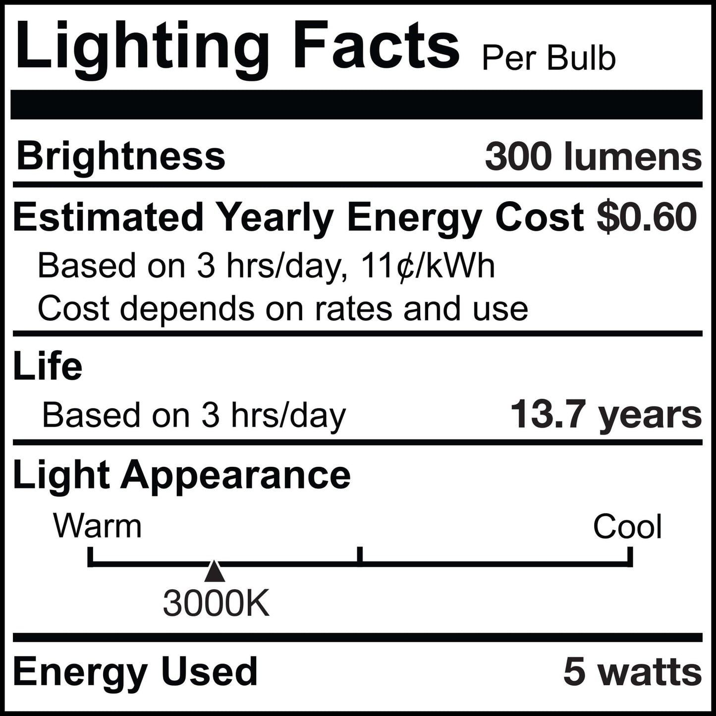 Bulbrite LED Filament Pack of (4) 3 Watt Dimmable 7.5 Inch T9 Light Bulb with Clear Glass Finish and Medium (E26) Base - 3000K (Soft White Light), 300