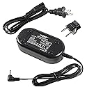 HQRP Replacement AC Adapter/Power Supply Compatible with Canon VIXIA HG20, VIXIA HG21, LEGRIA HG20 Digital Camcorder with USA Cord & Euro Plug Adapter