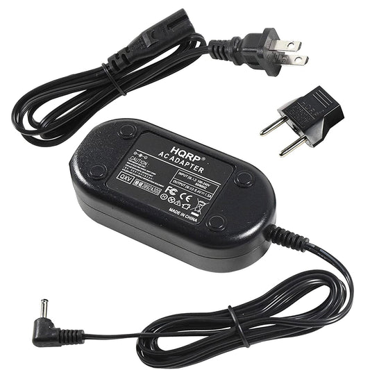HQRP Replacement AC Adapter/Power Supply Compatible with Canon VIXIA HG20, VIXIA HG21, LEGRIA HG20 Digital Camcorder with USA Cord & Euro Plug Adapter