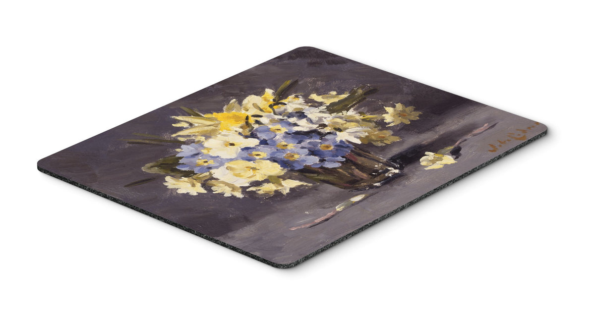 Caroline's Treasures CJC0039MP Spring Bouquet by John Codner Mouse Pad, Hot Pad or Trivet for Home Office Gaming Working Computers Laptop Mouse