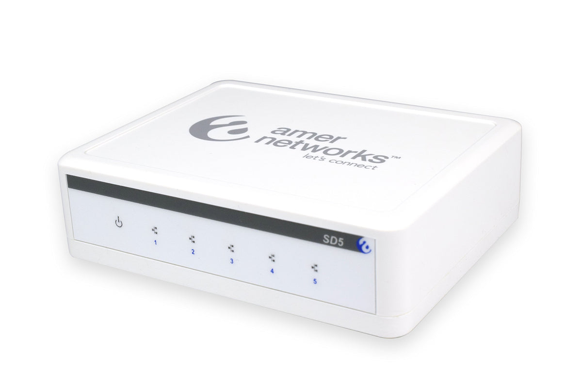 Amer.com 5-Port Fast Ethernet Switch (SD5)