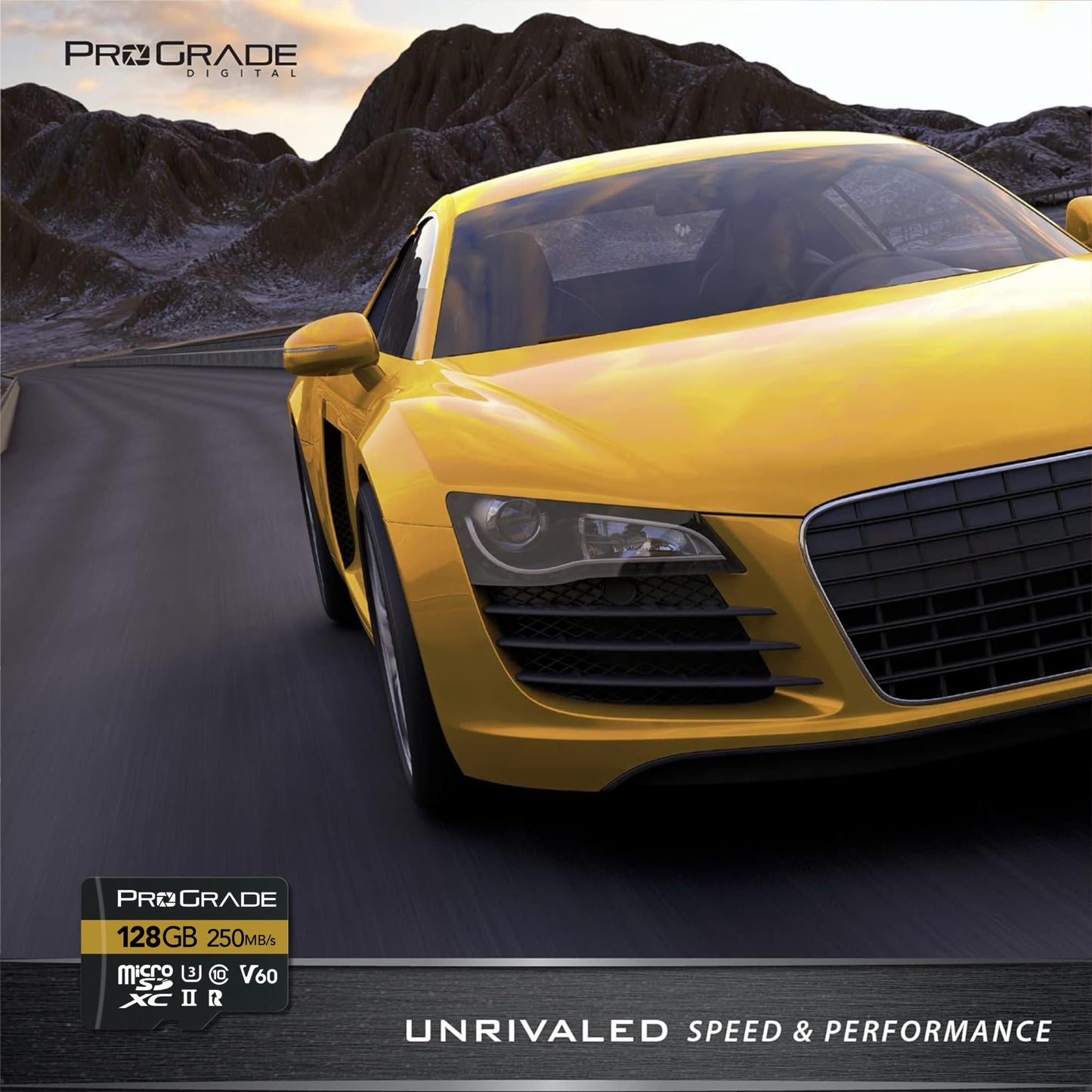 microSD Card V60 (128GB) - Tested for Full-Size SD Card Devices | Up to 250MB/s Read, 130MB/s Write by ProGrade Digital