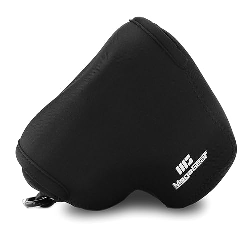 MegaGear MG1573 Ultra Light Neoprene Camera Case Compatible with Canon PowerShot SX70 HS - Black, One Size